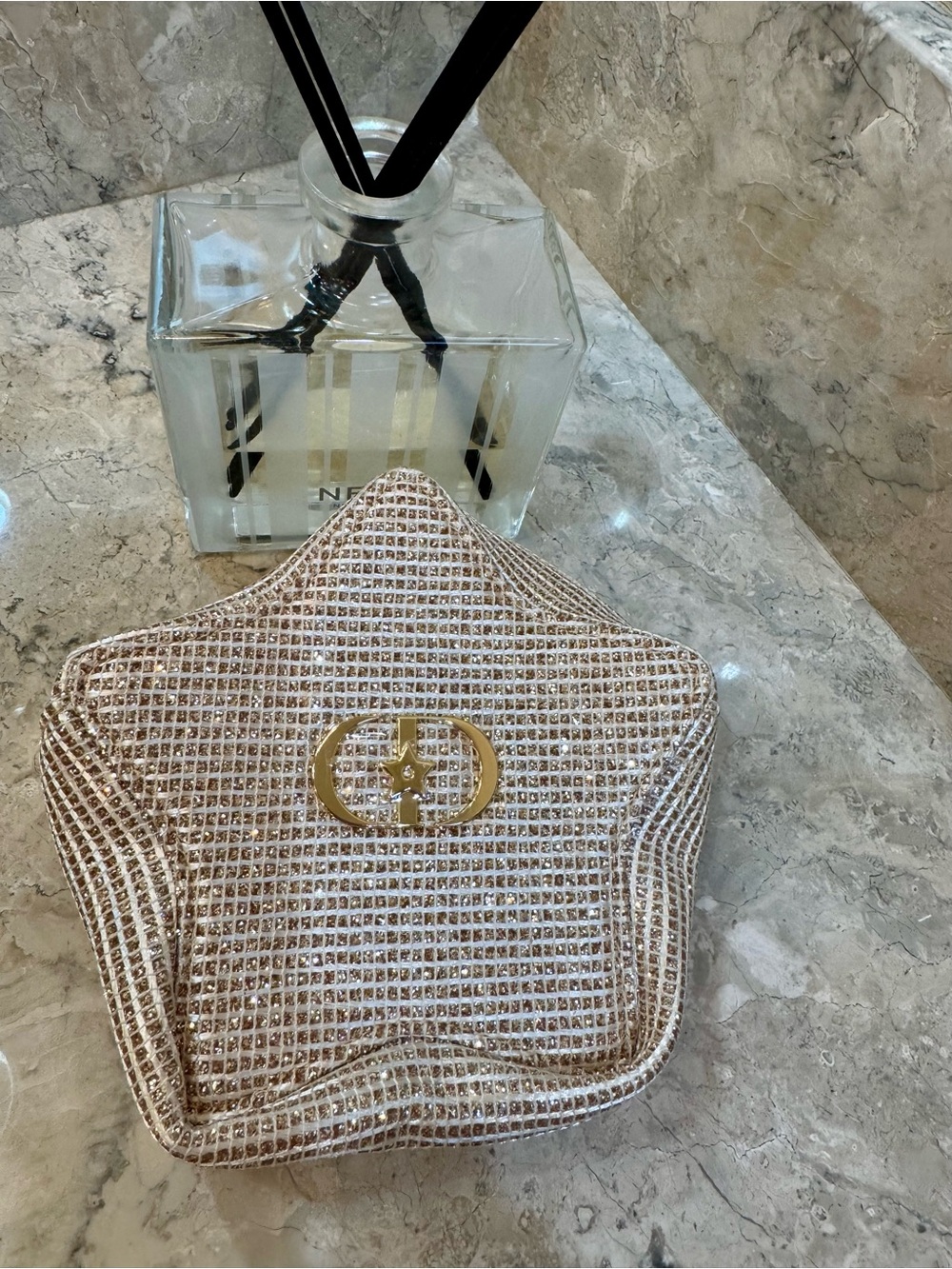 CD DIOR Star Cosmetic Pouch - Picture 1 of 4